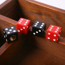 4X Car Truck Motocycle Bike Dice Tyre Tire Wheel Stem Air Valve Dust Caps Cover