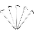 Tent / Tarp parts peg Question mark Nail Steel peg 18 cm 5 set Z6P5