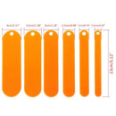 6Pcs/Set Fishing Netting Shuttle 6 Size Tackle Plastic Net Making Repair Tools