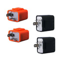 4 Pieces 2Pin Turn Signal Blinker Relay 12V Replacement for Indicator Lights