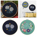 2x Handmade Craft Cross Stitch Kit Crafting DIY Material with Flower Pattern