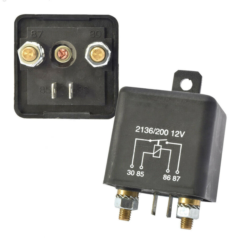 DC12V 200A Normally Open 4 Pin Relay Automotive Split Charge