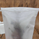 100x Tea Filter Bags Empty Drawstring Disposable Tea Infuser Teabags 7x9.5cm