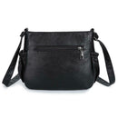 Fashion Shoulder Messenger Bags Leather Soft Crossbody Bags Multi-pocket Purse