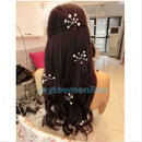 6Pcs New Wedding Bridal Bridesmaid Pearls Crystal Hair Pins Clips Comb Headband