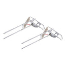 2X  Automatic Double Spring Angle Rod Pole Bracket Fishing Rod Holder