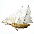 Handmade DIY Building Kits Boats Wood Sailboat Sailing Ship Puzzles Toys