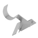 10pcs Metal Curtain Rod Brackets Pole Holders Single No Drilling for Drapery