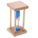 Desktop Wood Frame Glass Hourglass Kid Brush Teeth Sand Timer Gifts Toys