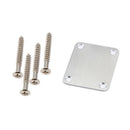 1 Set Electric Guitar Neck Plate with Screws for Strat Tele Guitar Precisio