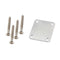 1 Set Electric Guitar Neck Plate with Screws for Strat Tele Guitar Precisio