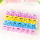 1x Weekly 28 Days Tablet Pill Box Holder Medicine Storage Organizer Case  Z