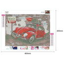 5D DIY Full Drill Square Diamond Painting Car Cross Stitch Craft Kit (F055)