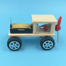 Diy Electric Wind Car Assembled Puzzles Science Experiment Kits Educational E3P4
