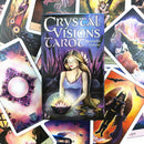 78 Cards Deck Playing Card Board Crystal Visions Tarot Cards by Jennifer Gal Ew