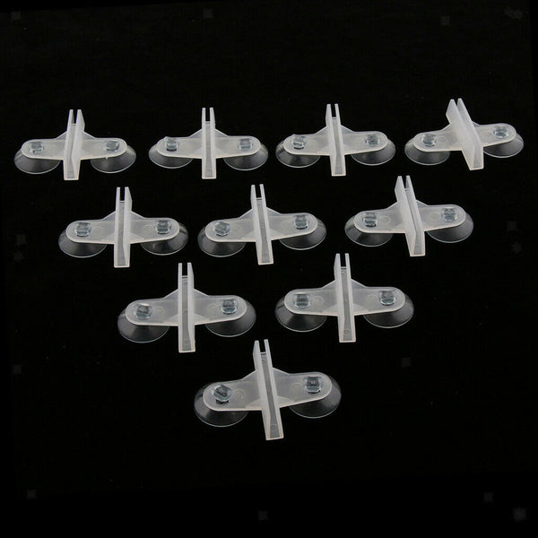 10Pcs Aquarium Aquatic Suckers Divider Holder for   Tank Breeding Separator