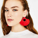 Big Sector Tassel Earrings Multi Color Wedding Jewelry New Charm Dangle Dro L6Z7