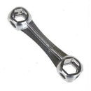 10 in 1 Portable Dog Bone Shape Bicycle/Bike Cycling Hexagon NEW Repair Wre R7H5