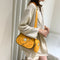 Daisy Underarm Shoulder Bag Multi-function Women Messenger Handbag (Yellow)