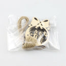10pcs/bag DIY Wooden Clip Christmas Tree Pendant Handmade Pendant Gifts (B) A