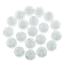 20PCS Acrylic Transparent Ring Box Small Plastic Jewelry Display Case White