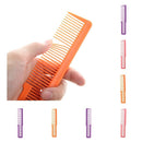 6 Piece Professional Flattop Clipper Cutting Comb Plastic Static Free Brush