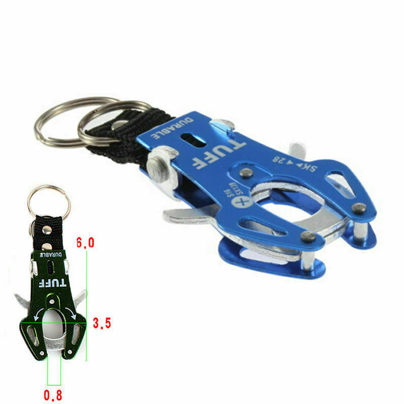 Tiger Hook Lock Carabiner Clip Hiking Climbing Kit Keychain Buc Ring Key L0O8