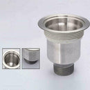 Kitchen Waste Stainless Steel Basket Stopper Shower Sink Drain Flume Drain S0O5