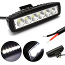 18W 6inch LED Work Light Bar Flood Lamp Offroad Driving Fog 4WD UTE SUV TruckJ!E