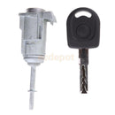 Car Auto Vehicle Right Hand Door Lock Cylinder & Key for VW Passat B5 96-05