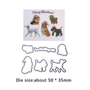 Silicone Clear Rubber Stamp+Metal Cutting Dies Stencil Frame Scrapbook DIY