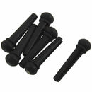 PP200000 TUSQ Bridge Pin with Paua Shell Inlay, Black W2A4