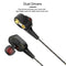 Wired earphone Super Bass Noise Isolation HIFI 3.5mm dual drive stereo In-E B5X9
