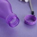 Candy Colors Unbreakable Frosted Plastic Kettle 550mL Water Bottle (Purple)