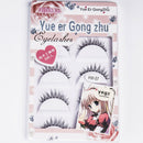 IHW-57 5 pairs Eye lashes Messy Cross Long False eyelashes