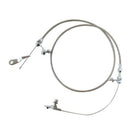 Throttle Pull Wire Stainless Steel Braided Transmission Cable Stop Cables T