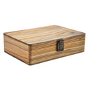 Rolling Tray Wood Box W/ Magnetically Sealed Stash Box 8.07x5.12x2.36inch