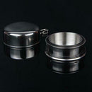 Big Stainless Steel Travel Portable Retractable Metal Wine Folding Cup