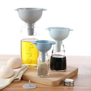 4 IN 1 Multi-function Canning Funnel t Wide Mouth Plastic Filter Oil Funnel Nw