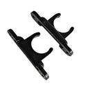 2Piece Nylon Marine Boat Kayak Paddle Oar Rod Tube Holder Clips Keeper Black