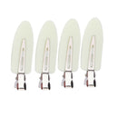 Pack of 4 No Bend Hair Clips, Pin Curl Clips, No Crease Hair Clip for Hairstyle