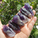 100g Natural Purple Amethyst Point Quartz Crystal Rock Stone Mineral Specimen BX