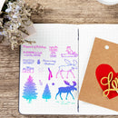 DIY Decorative Silence Seal Festival Series Scrapbook Decor Kits (02 Seal) A
