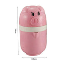 Cute Mini Portable Pig Manual Blender Mixer Bottle Citrus Fruit Orange Jui