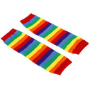 Pair Colorful Stripes Baby Toddler Kids Children Leg Warmers Leggings Socks K1G9