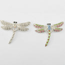 Colors Crystal Brooch Pins for Women Bouquet Wedding Breastpin, Glittering