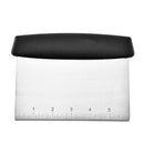 flour stainless steel scale dough pizza kitchen scraper tool cutter gadget   Z