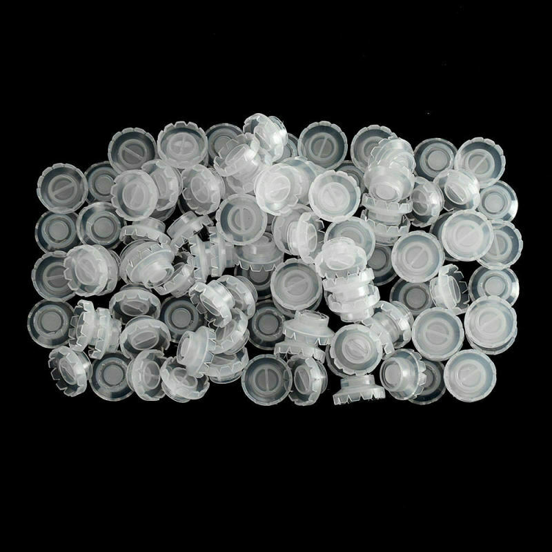 100 Eyelash Extension Plastic Glue Cups/Ink Caps Adhesive/Tattoo Pigment  JKN