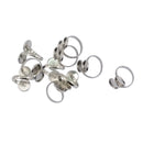 10pcs Double Round Tray Cabochon Ring Base 12mm Bezel DIY Jewelry Making