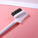 Double Sided Hair Edge Brushes Comb Pin Tail Hair Styling Tool (White) A